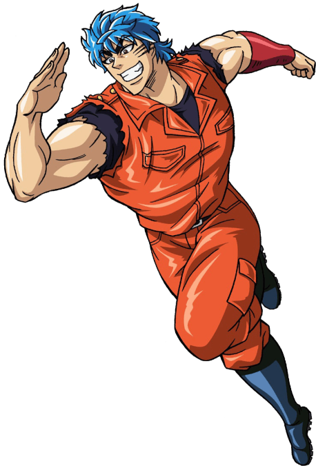 El Nuevo Nivel Súper Saiyan De Gokú Le Hace Azul El - Toriko Colored Manga Art Clipart (620x794), Png Download