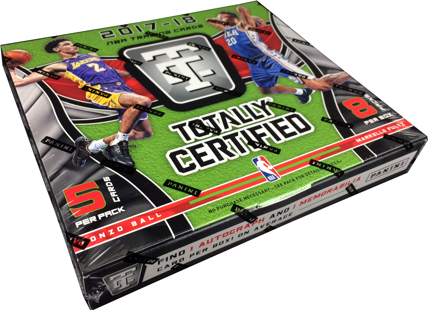 17-18 Panini Totally Certified Basketball - Pinball Clipart (1444x1047), Png Download