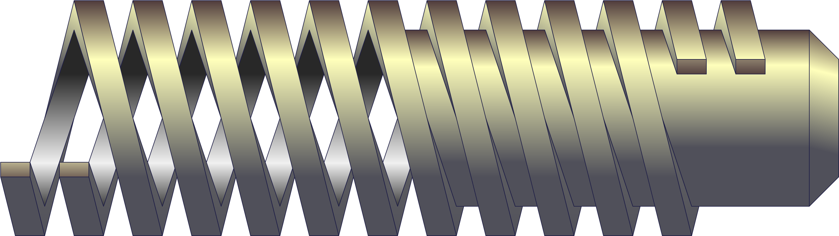 File - Espiral 022 - Svg - Parallel Clipart (3000x1000), Png Download