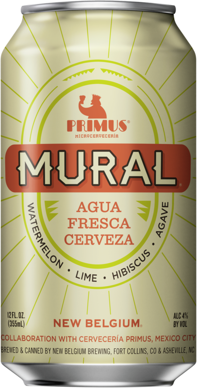 Mural Agua Fresca Cerveza Brings A Taste Of Mexico Clipart (406x800), Png Download