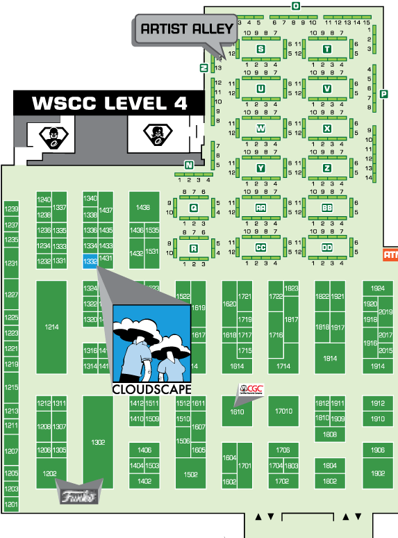 Emerald City Png , Png Download Emerald City Comic Con Artist Alley