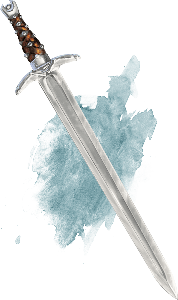 At The Top Of The Staircase Was A Chamber Containing - Flying Sword Dnd 5e Clipart (594x1000), Png Download