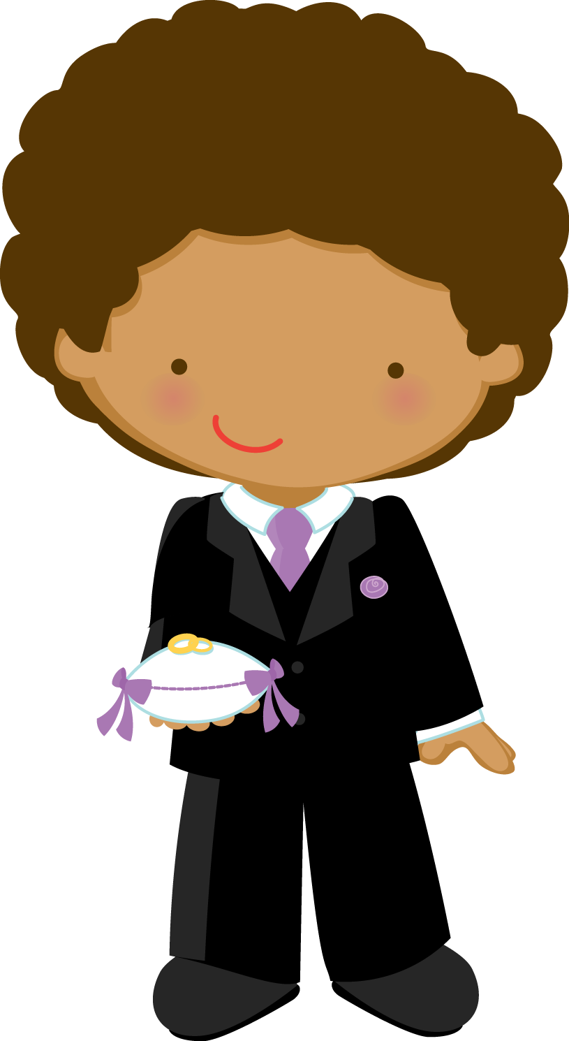 Courtship Pajes Clipart Ou De Mariage - Wedding Boy Clipart - Png Download (815x1490), Png Download