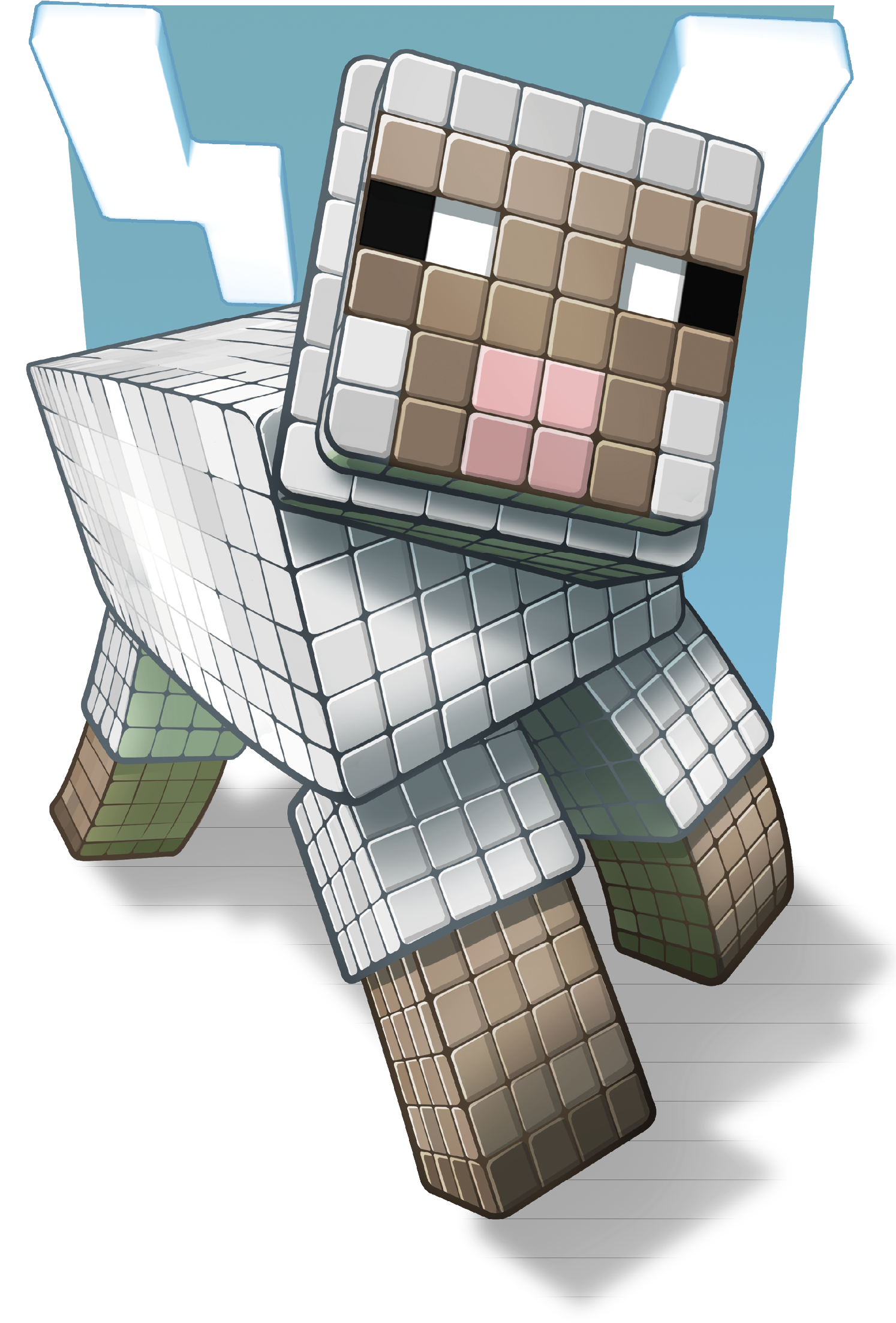 Sheep Are Your Source Of Wool, And That Should Never - Primagames Com Minecraft Mob Clipart (1578x2312), Png Download