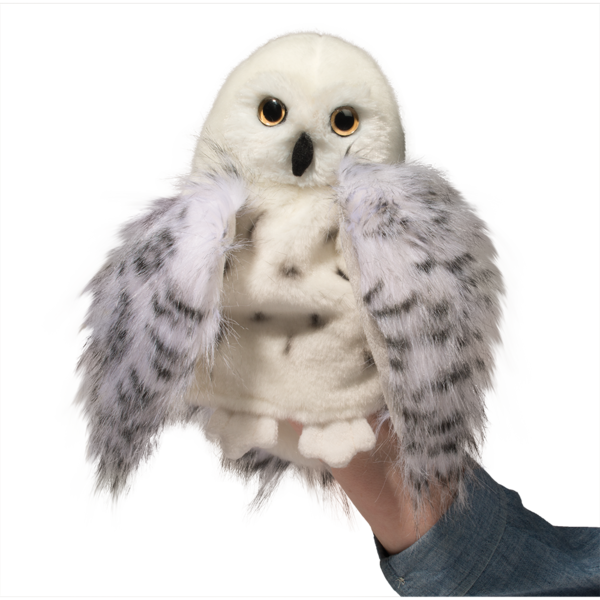 Snowy Owl Puppet - Snowy Owl Clipart (600x600), Png Download