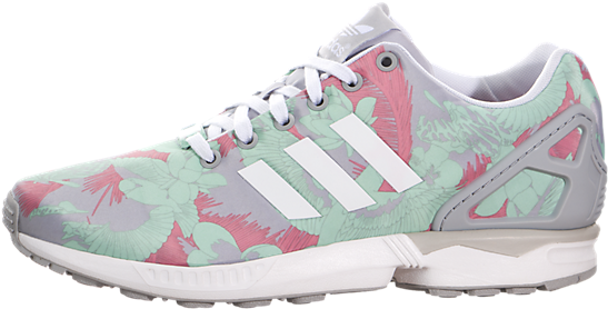 Outlet Shop Adidas Women's Zx Flux Trainers Onix / - Adidas Clipart (650x650), Png Download