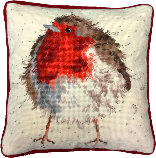 Zoom Images - Bothy Threads Jolly Robin Clipart (591x591), Png Download