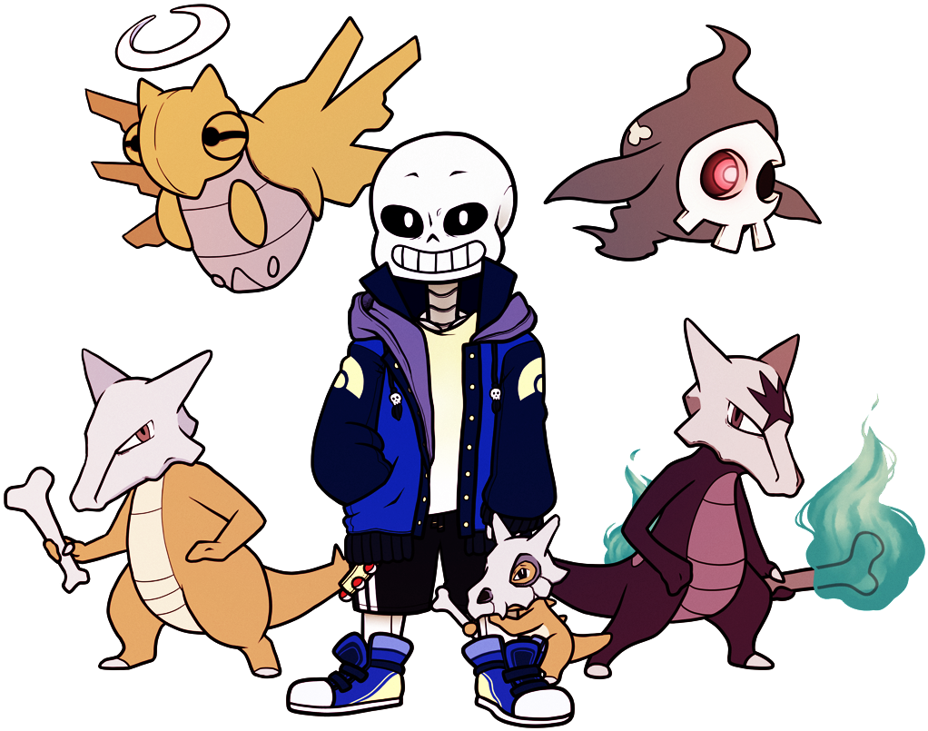 Sans And Shedinja Are The Best Combination And You - Pokemon Sans Clipart (1080x835), Png Download