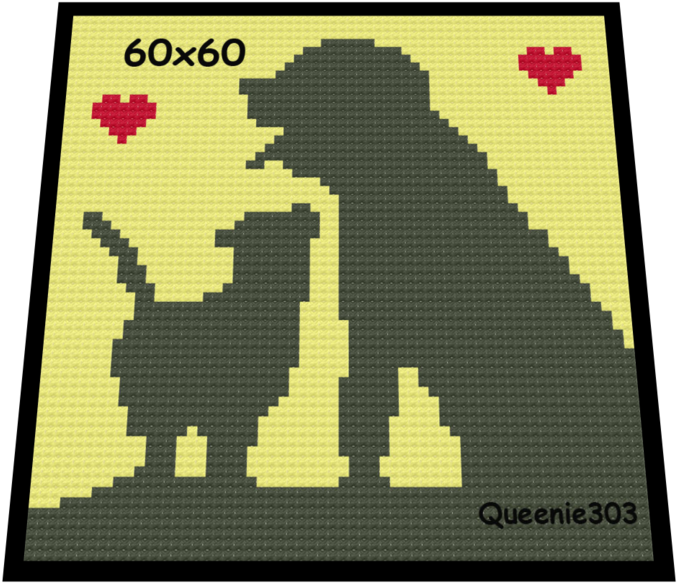 Cat Dog Love - Yarmouth Clipart (690x596), Png Download