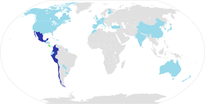 Alianza Del Pacífico 2014 - Cat Countries Vs Dog Countries Clipart (800x411), Png Download