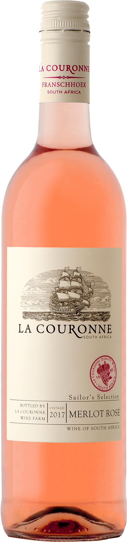 Merlot Rosé - Glass Bottle Clipart (1400x2225), Png Download