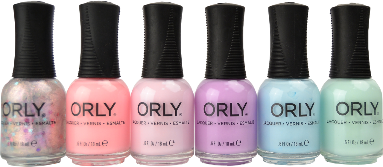 Orly 6 Pc La La Land Collection - Nail Polish Clipart (1280x558), Png Download