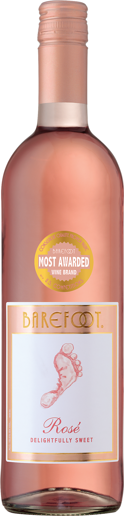 Barefoot Pink Moscato Clipart (1800x1800), Png Download