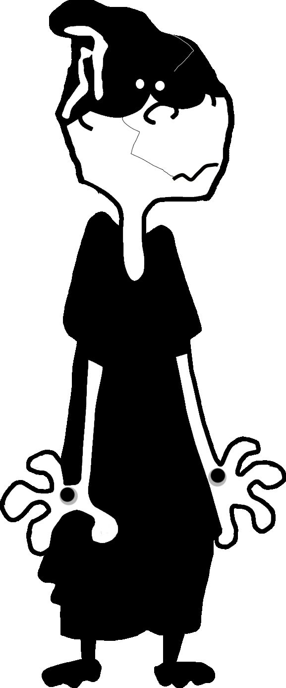Double D Gaster Clipart (577x1386), Png Download