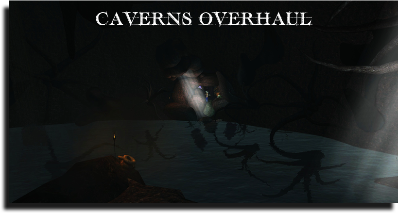 Caverns Overhaul Addon - Darkness Clipart (907x510), Png Download