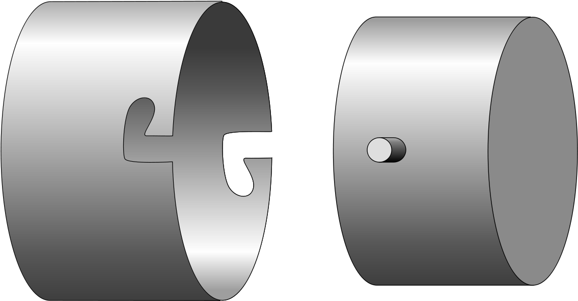 Rotating Bolt Locking Lugs Clipart (1200x654), Png Download