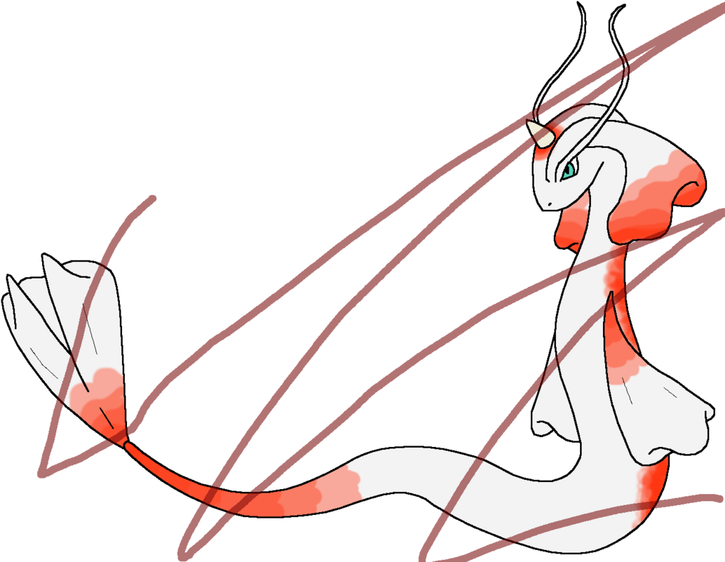 Milotic/goldeen Auction - Illustration Clipart (1029x800), Png Download