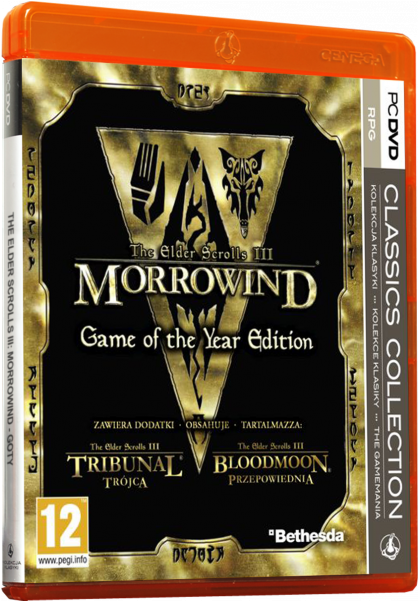 The Elder Scrolls Iii - Morrowind Game Of The Year Clipart (600x600), Png Download