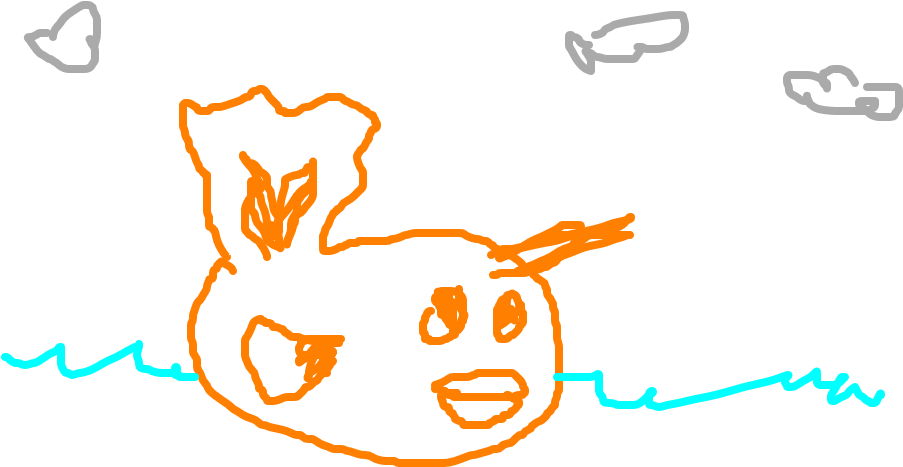 Goldeen Clipart (1020x608), Png Download