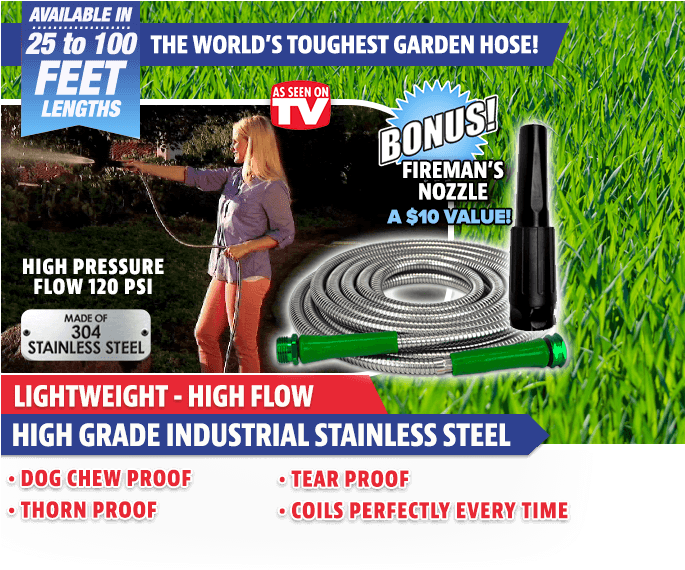 Try Watching This Video On Www - Stainless Steel Lightweight Hose Clipart (684x587), Png Download