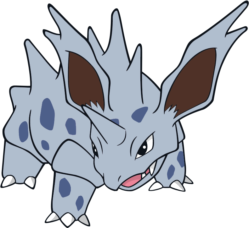 Poison Pin Pokemon The Aggressive Nidorino Attacks - Nidorino Shiny Clipart (800x734), Png Download