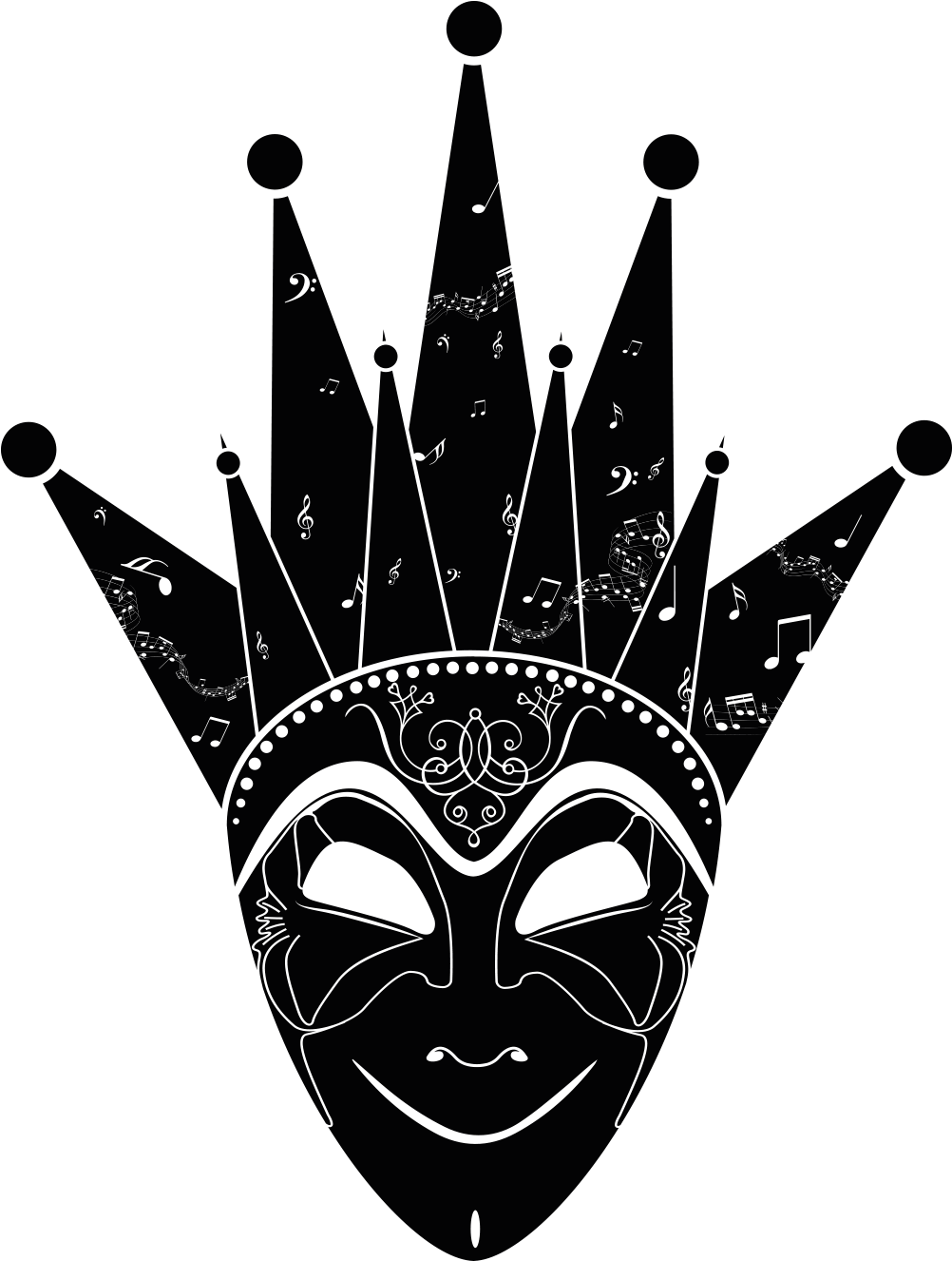 Black 2019 01 10 - Boris Brejcha Logo Clipart (2362x1772), Png Download