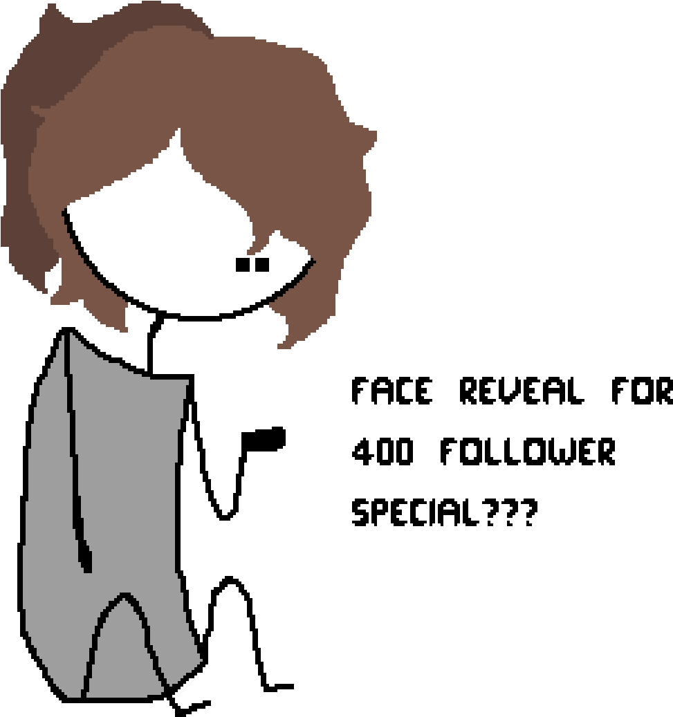 Face Reveal For 400 Follower Special - Cartoon Clipart (1200x1200), Png Download