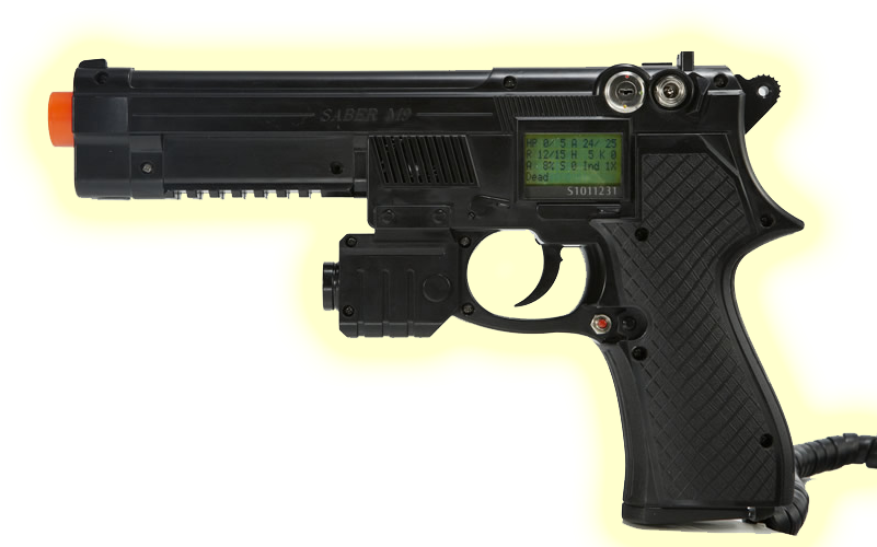 Laser Tag Birthday - Firearm Clipart (800x525), Png Download