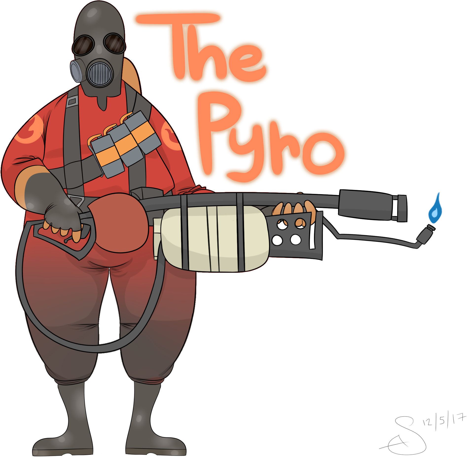 Pyro Update When - Cartoon Clipart (2000x2000), Png Download