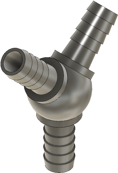 Water Hose Y Connector - Revolver Clipart (1518x901), Png Download