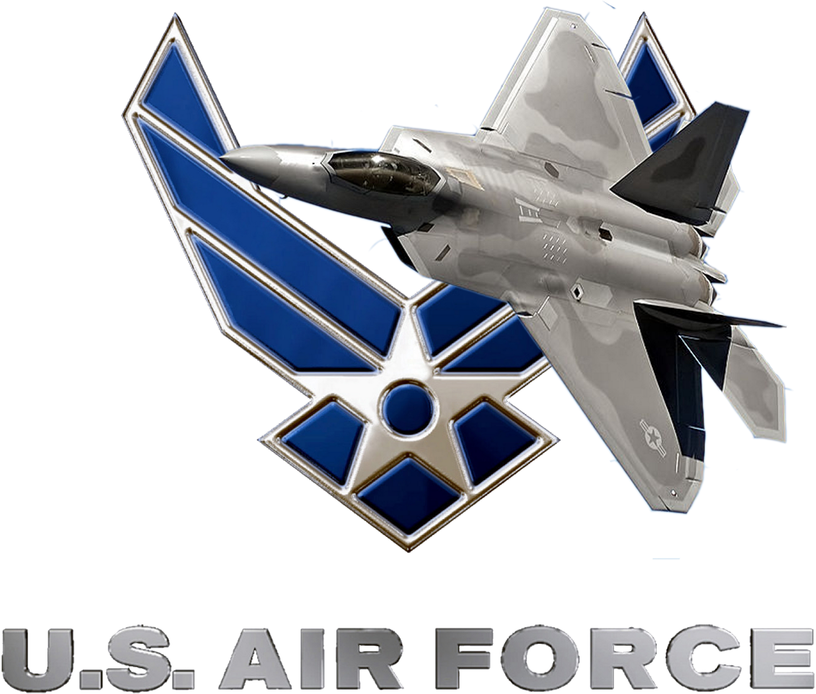 Le Programme F22 A Été Une Erreur - Us Air Force Clipart (1600x1600), Png Download
