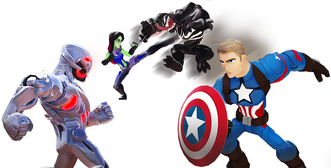Battlegrounds-png 442245 - Marvel Toy Box Captain America Clipart (1102x561), Png Download