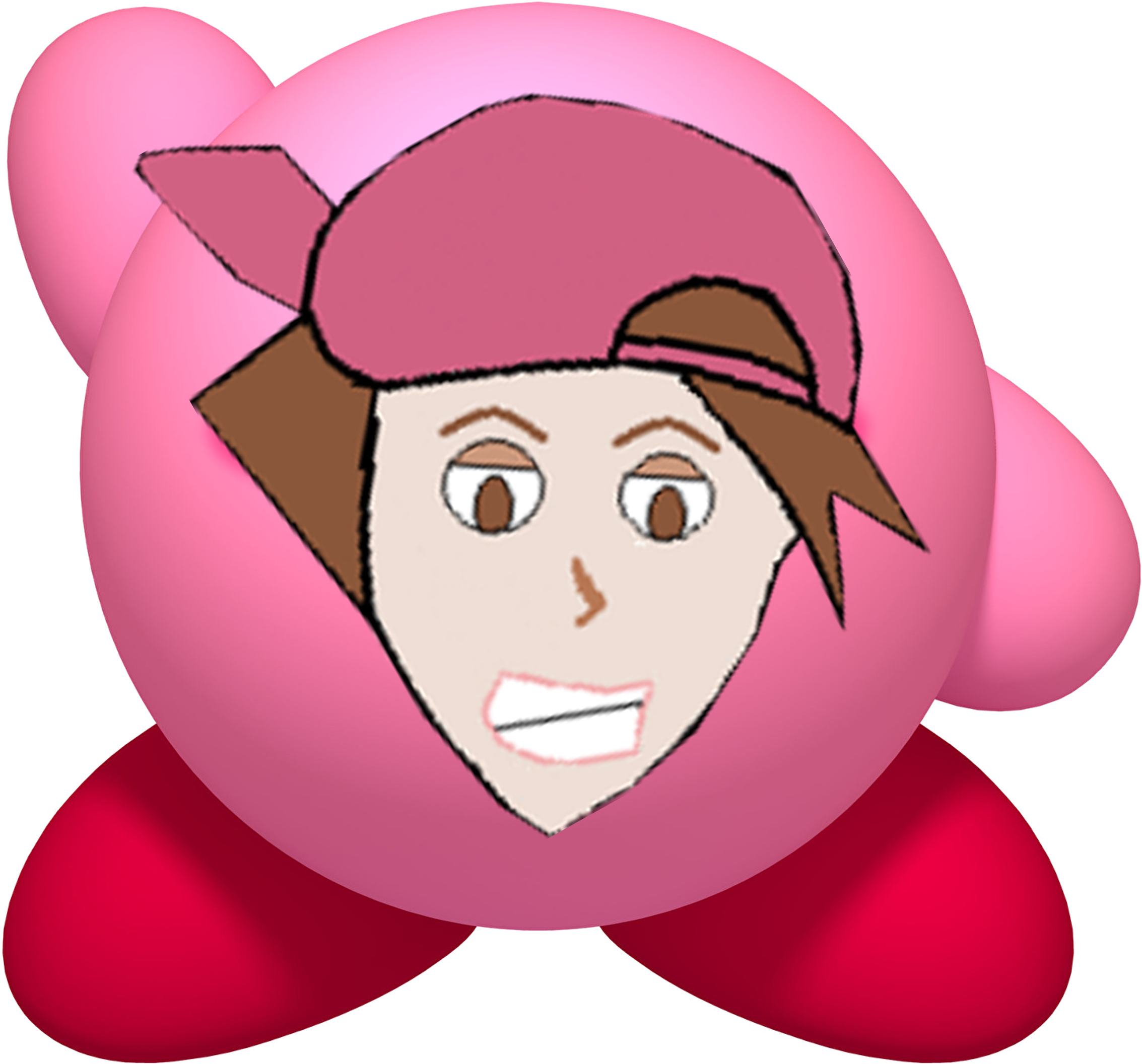 Alright Chodes, I've Decided That I'll Use Supertanto - Kirby Waving Clipart (2418x2538), Png Download