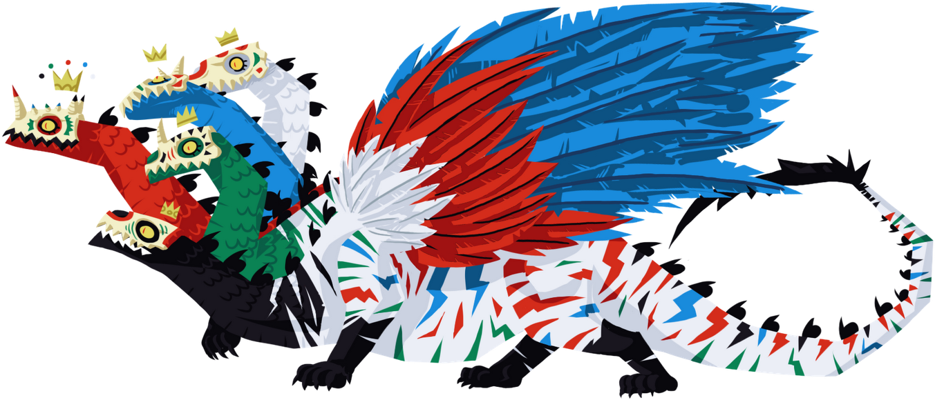 28807430 - >> - Tiamat Clipart (1600x734), Png Download