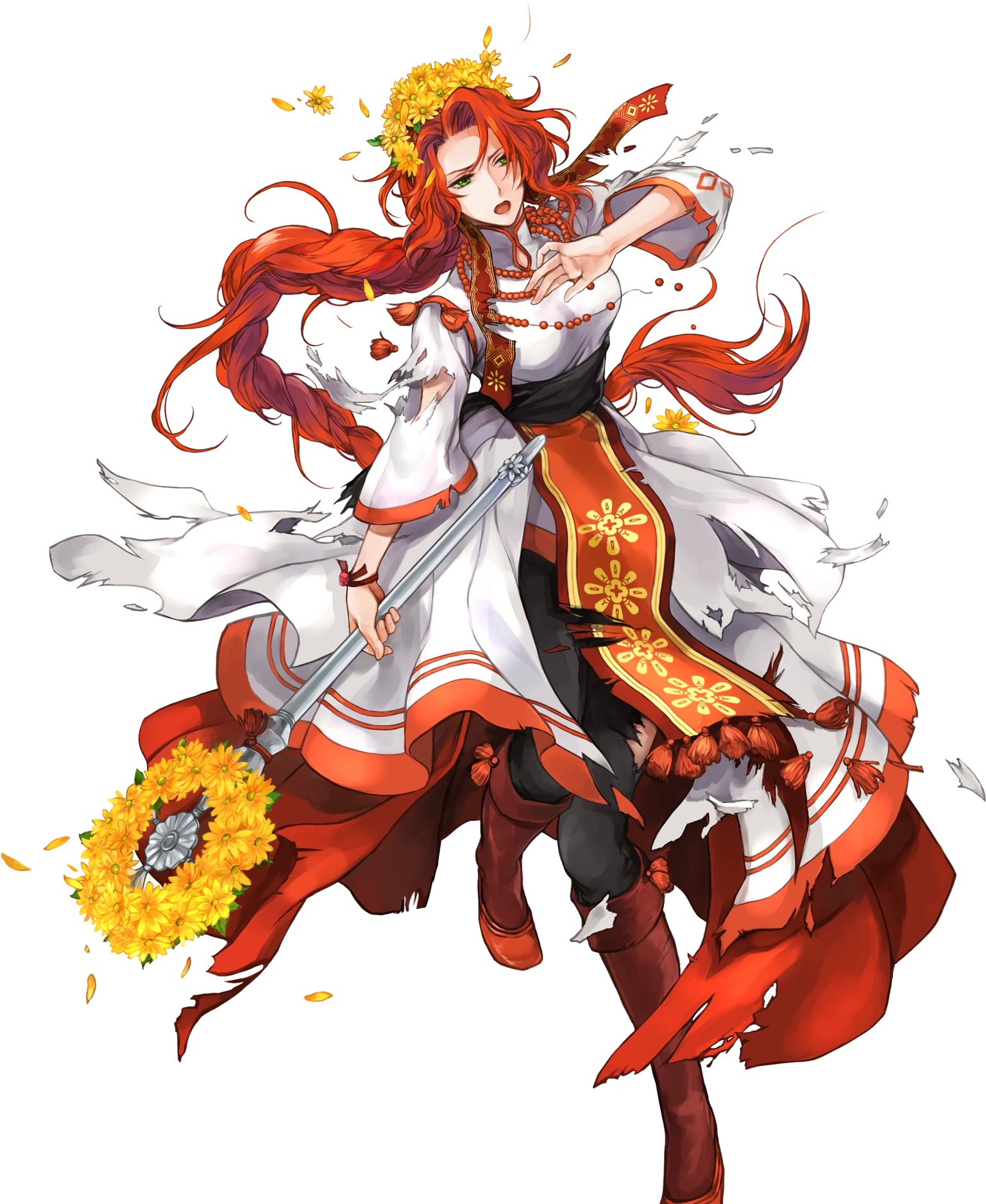 Resized To 50% Of Original - Fire Emblem Heroes Titania Clipart (1684x1920), Png Download