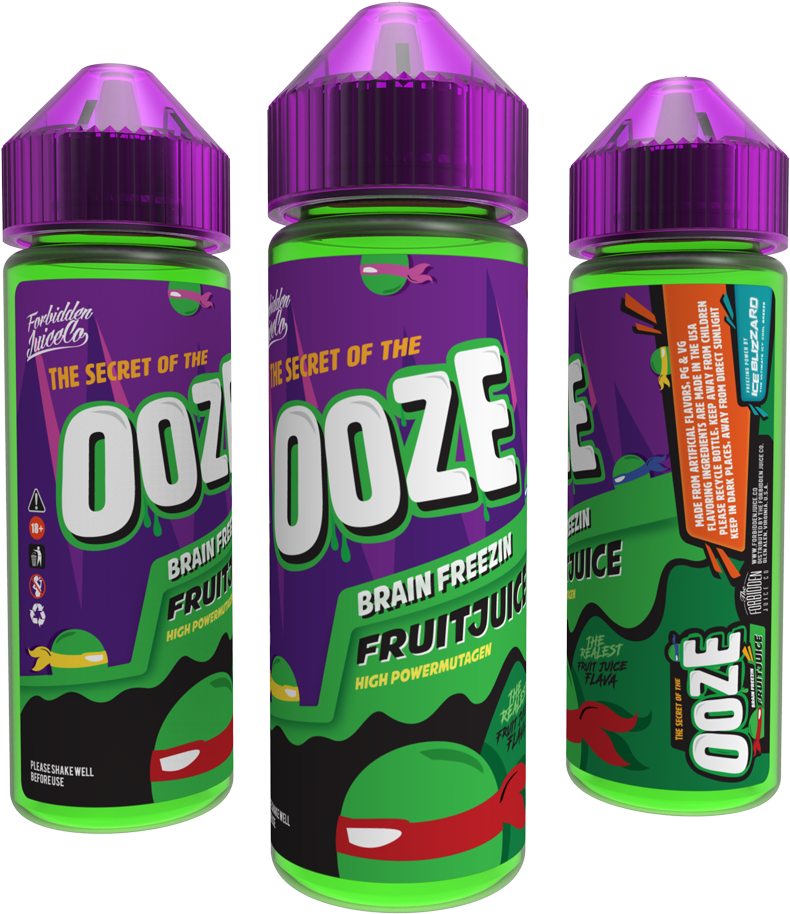 Ooze Fruitjuice By The Forbidden Juice Company - Plastic Bottle Clipart (790x914), Png Download