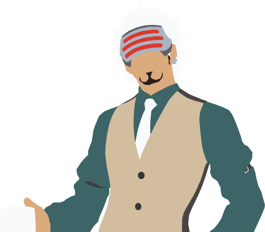 Clip Freeuse Ace Attorney Trials And Tribulations By - Godot Phoenix Wright - Png Download (982x814), Png Download