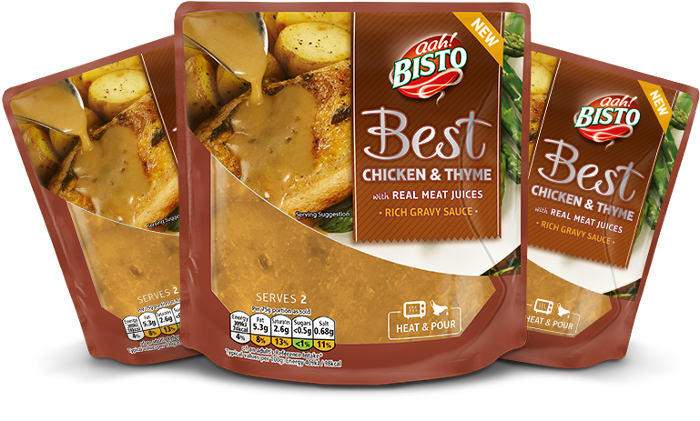 Bisto Best Chicken & Thyme Rich Gravy Sauce , Png Download - Snack Clipart (769x463), Png Download