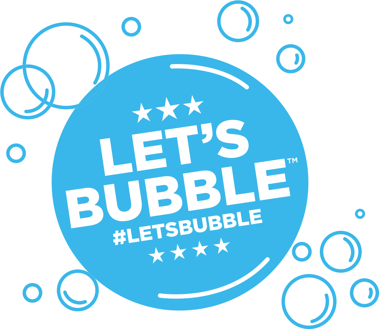 Let's Bubble™ Is A Nationwide Call To Action For Americans - Bubbles Clipart (1463x1272), Png Download
