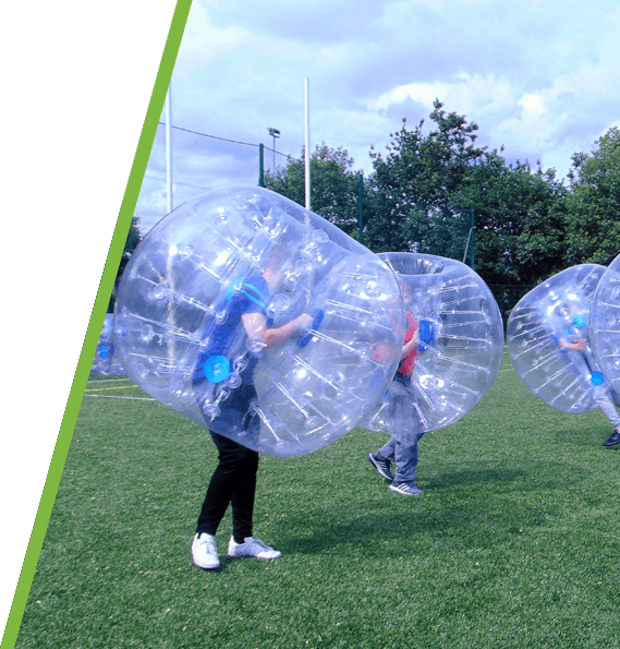 Bubble Football - Inflatable Clipart (569x595), Png Download