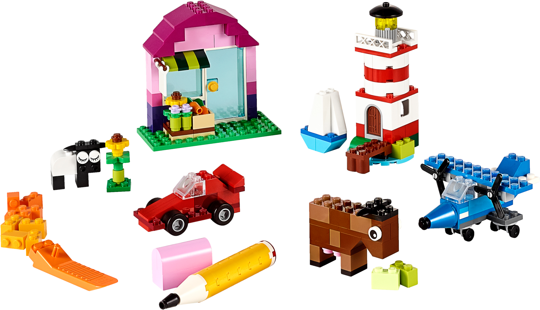 Lego® Creative Bricks - Lego 10692 Classic Creative Bricks Clipart (2400x1800), Png Download