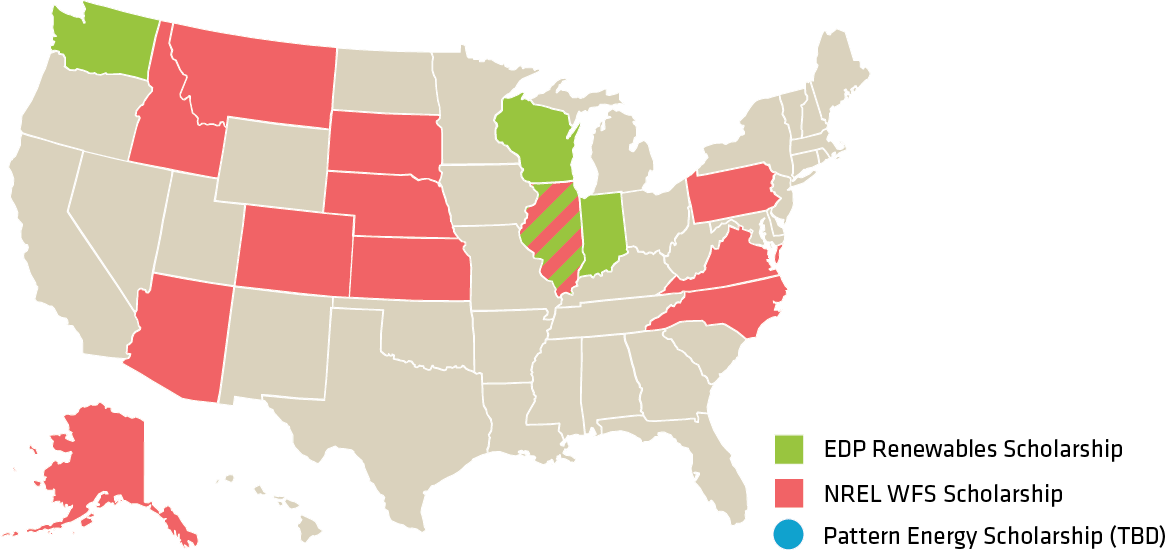 Scholarship Locations - 2016 Presidential Election Map Clipart (1167x551), Png Download
