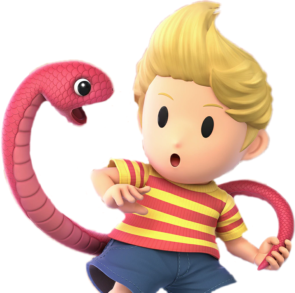 #lucas #mother3 #earthbound #snake #nintendo #ness - Super Smash Bros Ultimate Lucas Clipart (1016x1007), Png Download