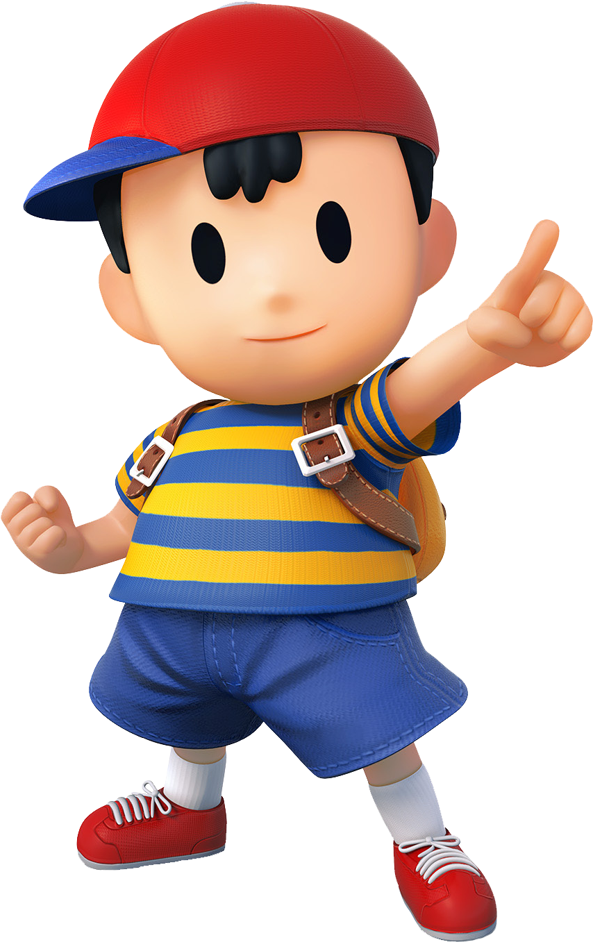 Super - Super Smash Bros Brawl Ness Clipart (896x1409), Png Download