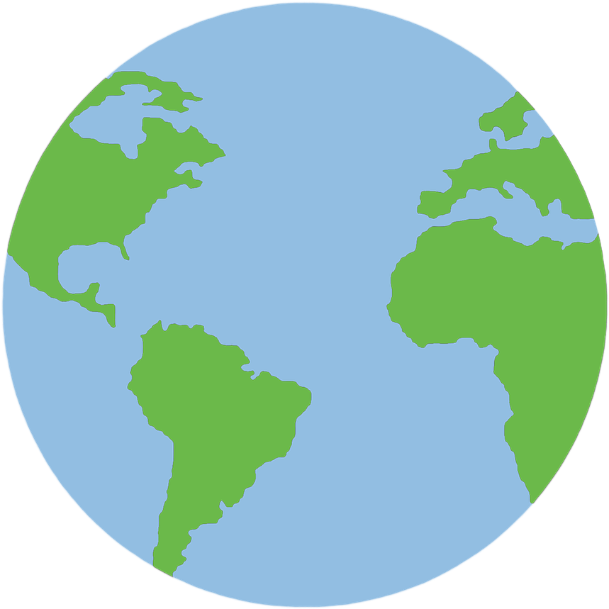 Planet - Icono Tierra Png Clipart (1280x1280), Png Download