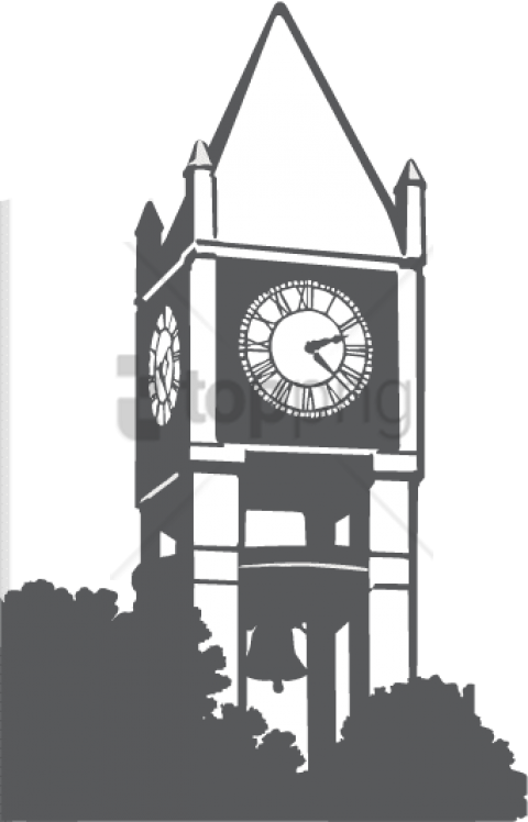Clock Tower Logo Png Image With Transparent Background - Clock Tower Logo Transparent Clipart (480x748), Png Download