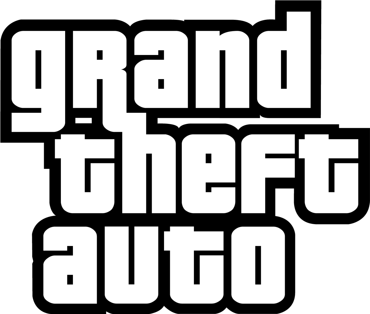 Faze Logo Outline - Grand Theft Auto Clipart (1920x1080), Png Download