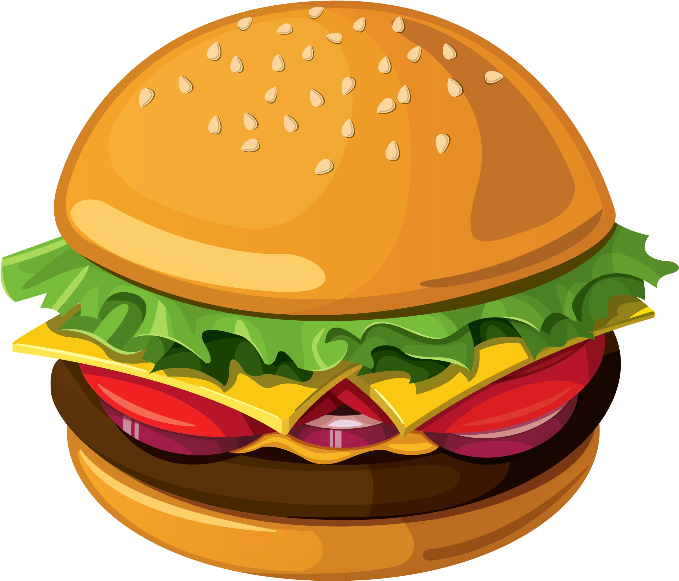 Hamburger Clipart Png Transparent Png (2238x1957), Png Download