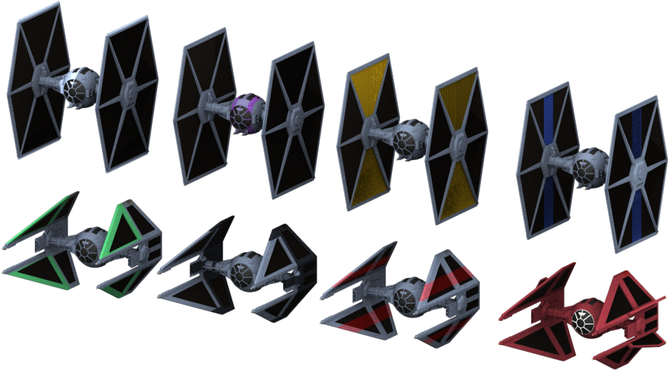 Tie Fighter Paint Schemes Clipart (1024x576), Png Download