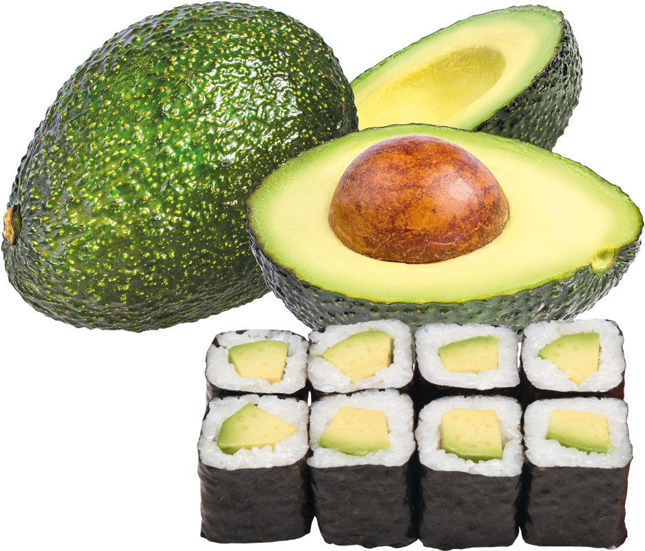 Avocado Clipart (1000x1000), Png Download